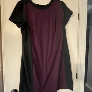 George Black and Purple Mini Dress